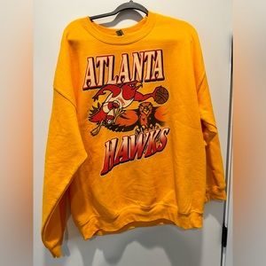 ATLANTA HAWKS 1970'S VINTAGE NBA CREWNECK SWEATSHIRT XL
